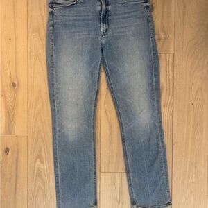 MOTHER Light Blue Straight Jeans